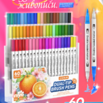 Акварельные маркеры для скетчинга набор для рисования 60 шт