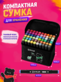 Спиртовые маркеры для скетчинга двусторонние 60 цветов - Image 6